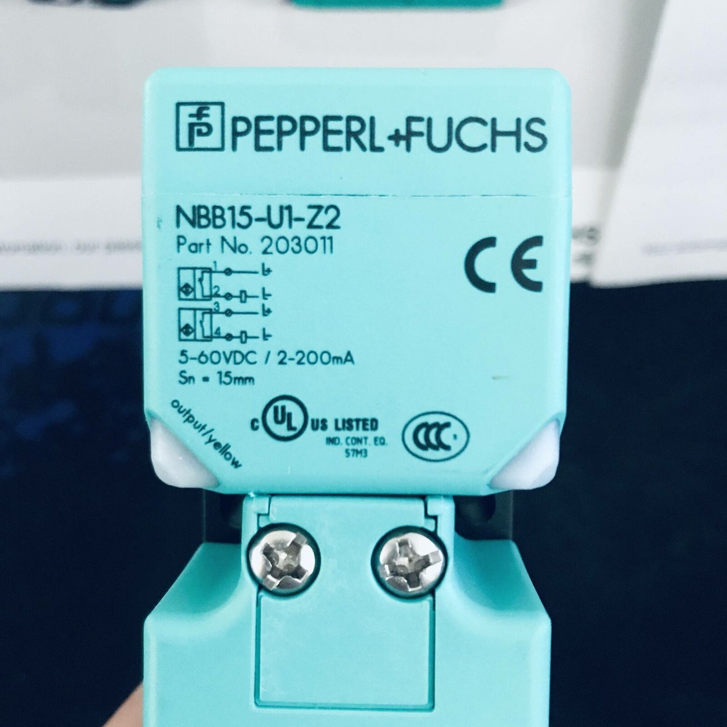NIOONE NBB15-U1-Z2 Proximity Sensor, Pepperl+Fuchs NBB15-U1-Z2 Proximity Sensor, Motion Detection Sensor, Distance Sensor for Industrial and Commercial Use - PEPPERL+FUCHS