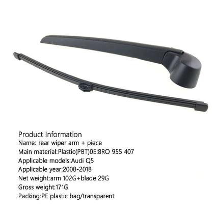 new 8R0955407 Rear Wiper Arm & Blade Fits Audi Q5 2009-2015 VW Touareg 2011-2015