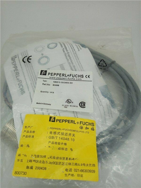 1Pcs Pepperl+Fuchs Proximity Switch NBB10-30GM50-E0 - PEPPERL+FUCHS