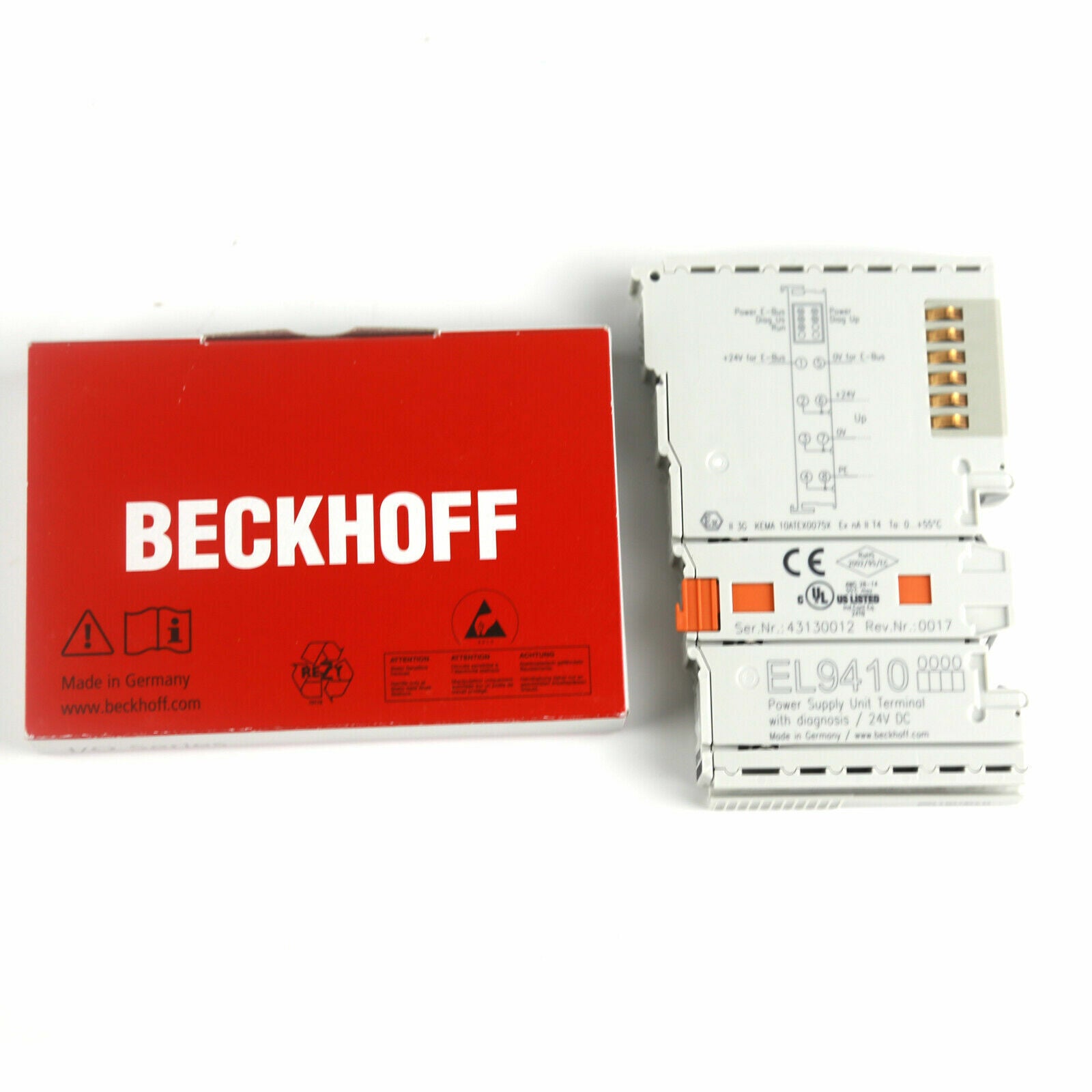 BECKHOFF EL9410 EL9 410 Power Supply Terminal BECKHOFF