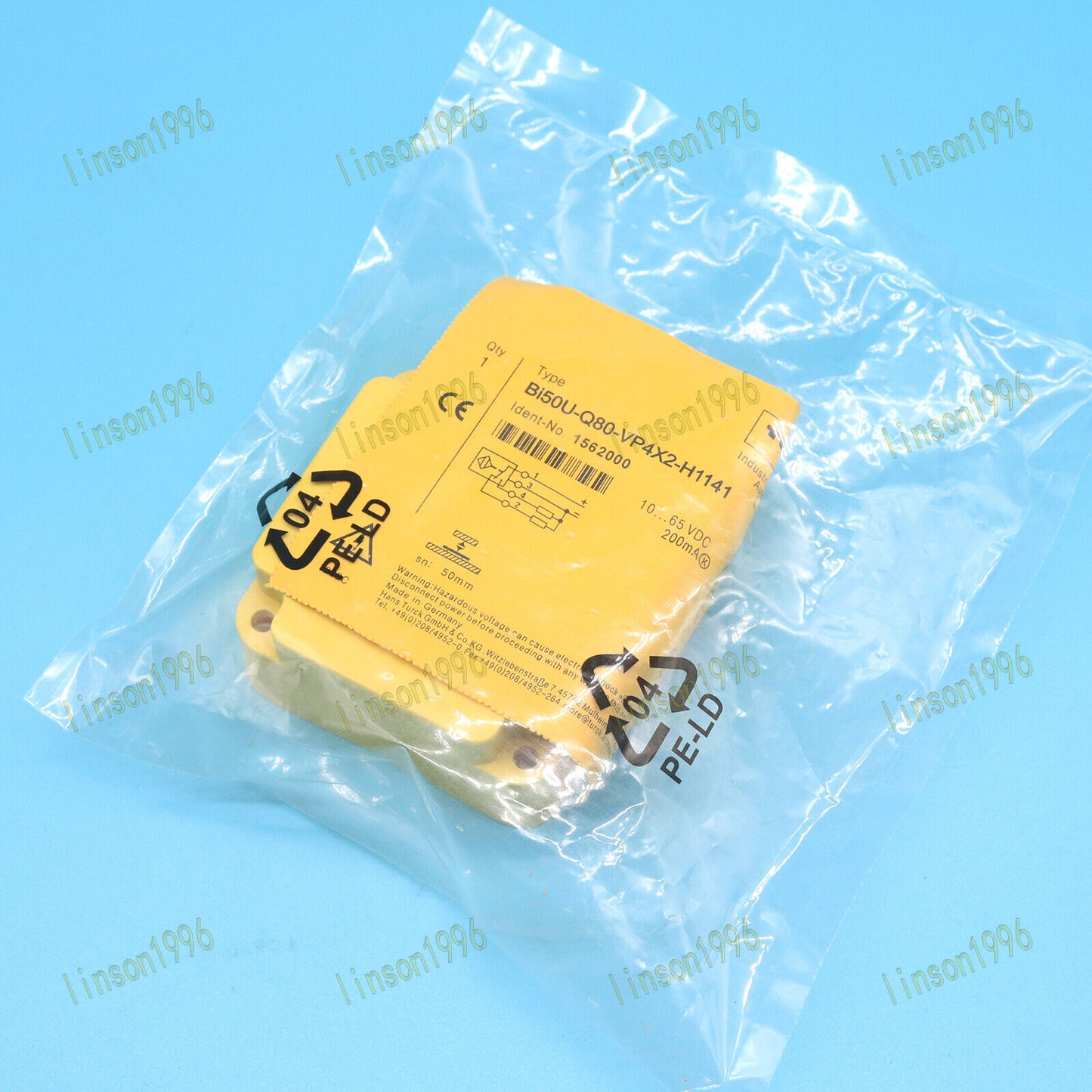 TURCK Proximity Switch BI50U-Q80-VP4X2-H1141 44172 - TURCK