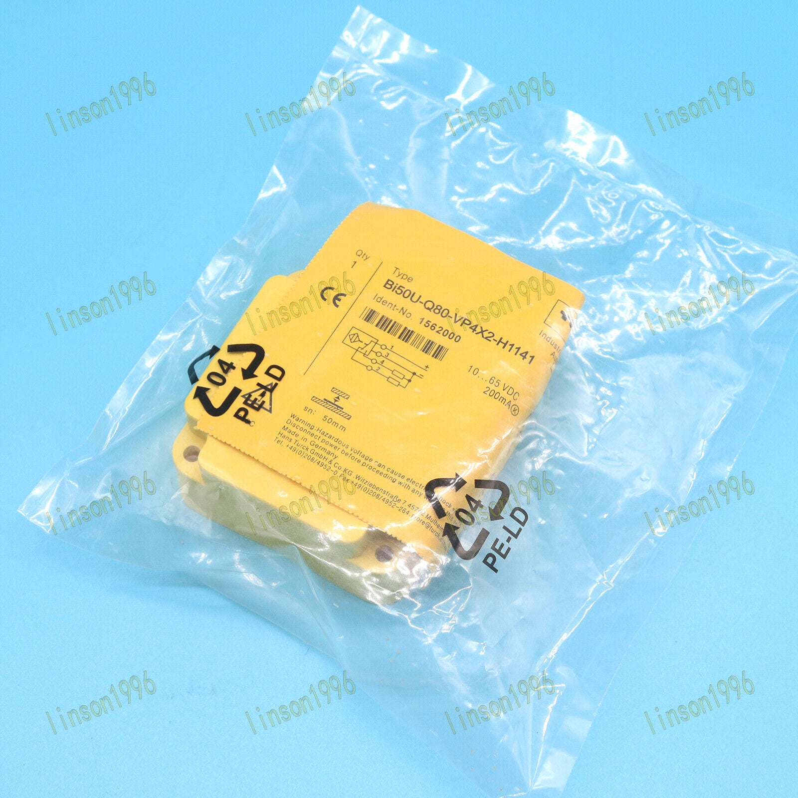 TURCK Proximity Switch BI50U-Q80-VP4X2-H1141 44172 - TURCK