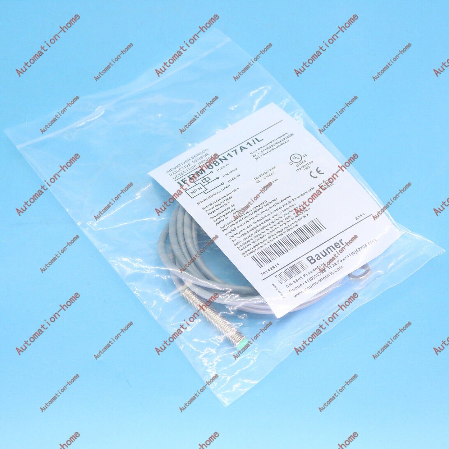 BAUMER PROXIMITY SWITCH IFRM 08N17A1/L NIB - BAUMER