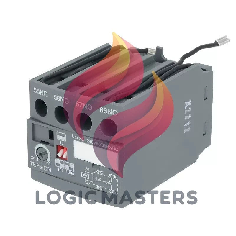 1/pieces ABB Power-on Delay Head TEF5-ON Contactor Timer Module