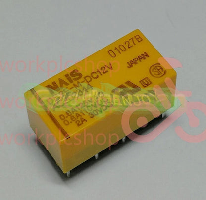 10PCS NAIS DS2E-M-DC12V Power Relay 12VDC 8Pin 0.6A 125VAC