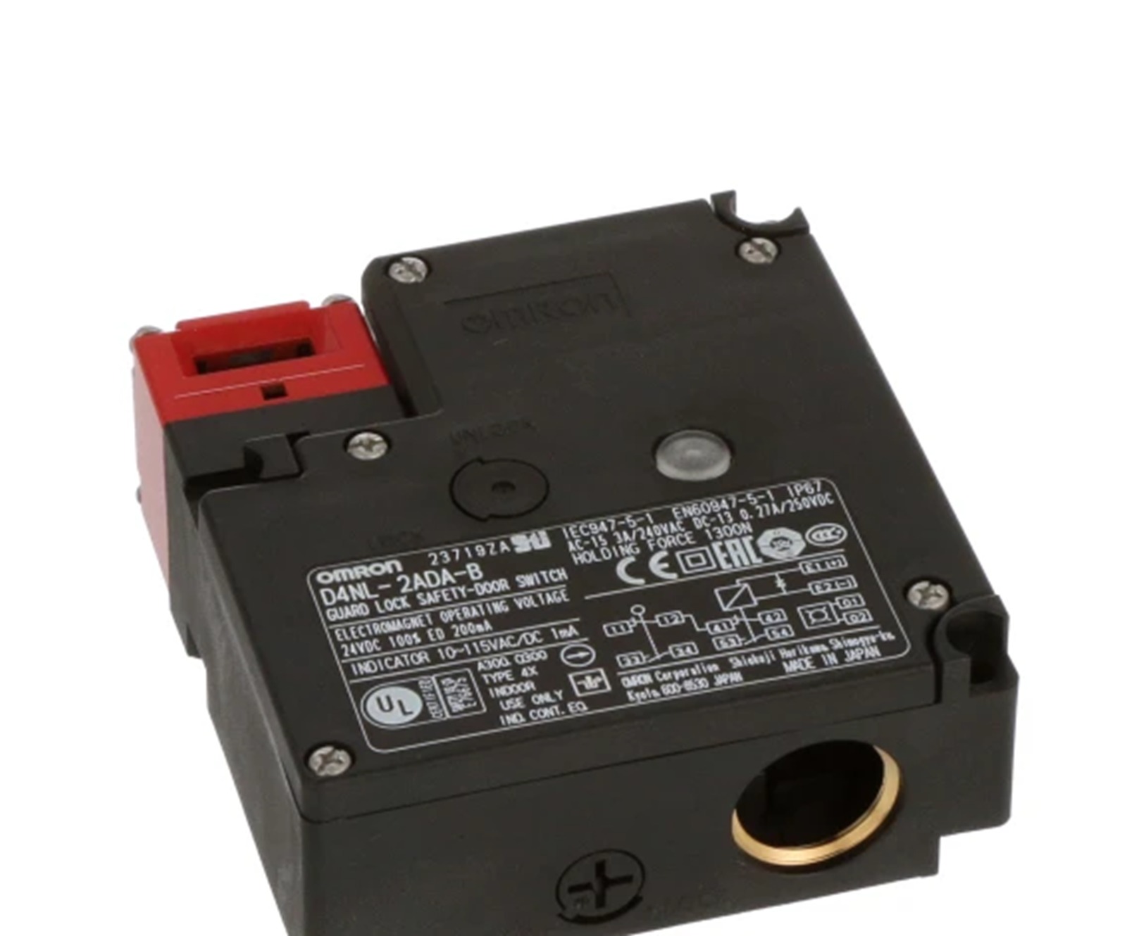 new Omron D4NL-2ADA-B Guard Lock Safety Limit Switch - OMRON
