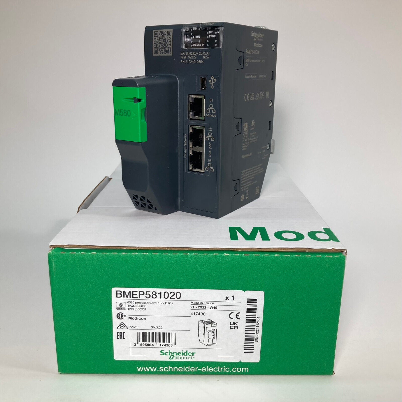 New in Box – SND BMEP581020 PLC Processor - SND