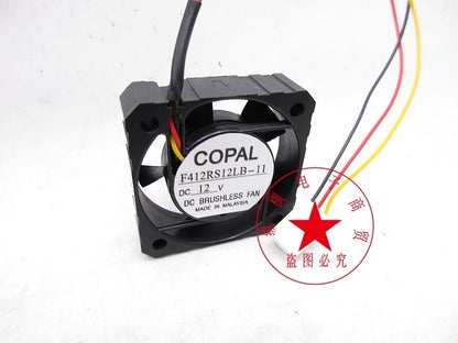 new COPAL 4012 F412RS12LB-11 12V 40*40*12 3-wire projector cooling fan