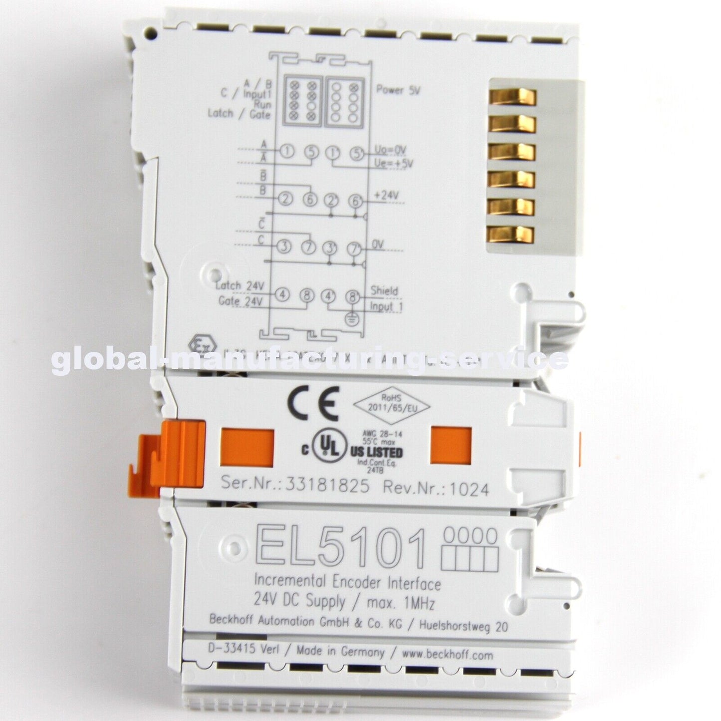 Beckhoff EL5101 PLC Module - High-Reliability I/O Module for Industrial Applications - BECKHOFF