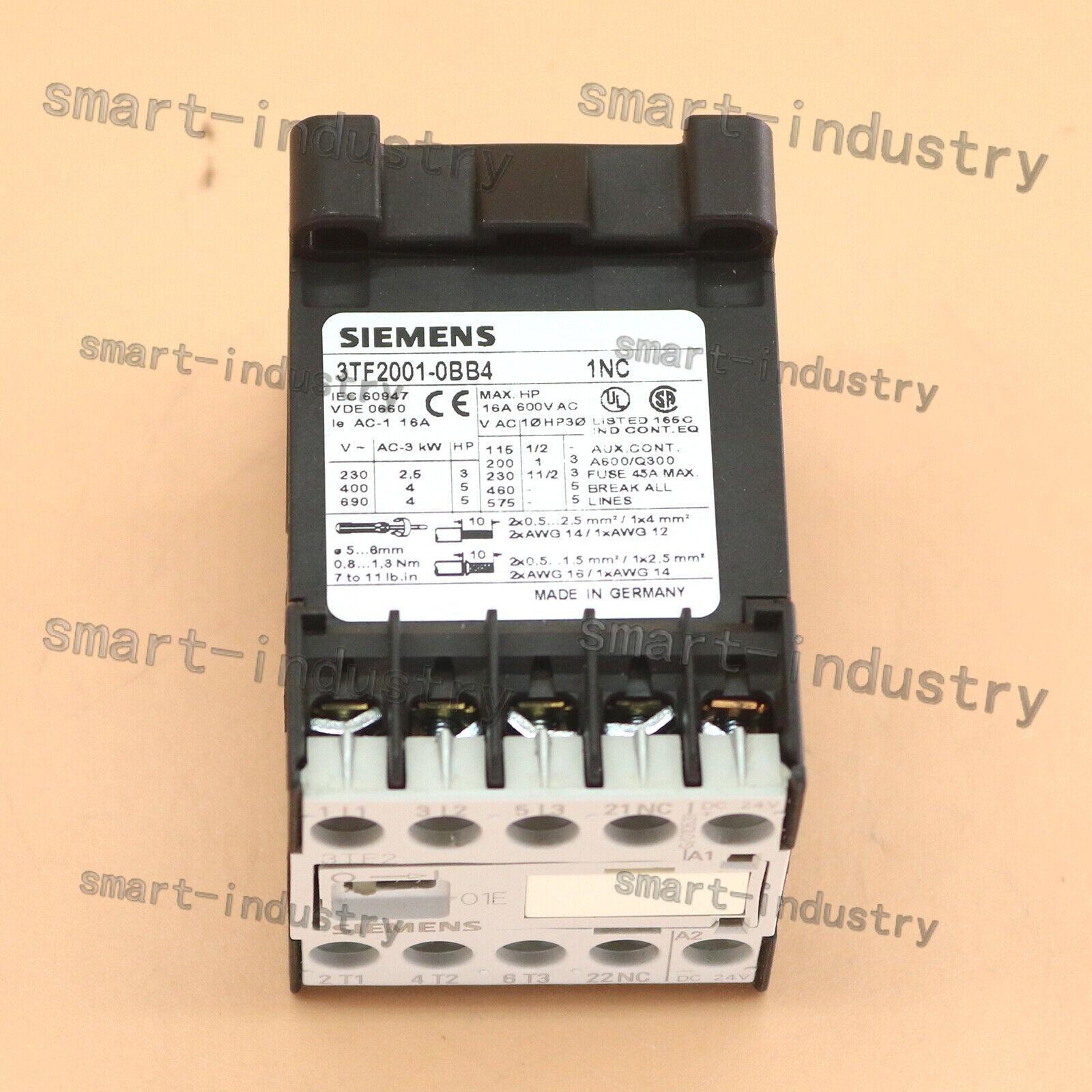 new ONE  SIEMENS 3TF2001-0BB4 3TF20010BB4 Electromagnetic Contactor In Box