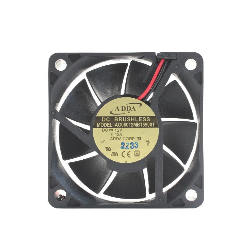 ADDA AG06012MB159001 6015 12V 0.12A Power Supply Ball Cooling Fan