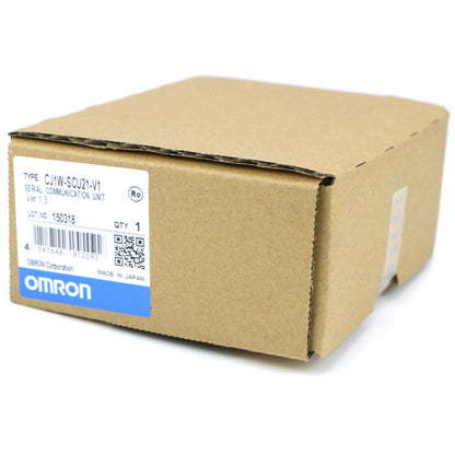 OMRON CJ1W-SCU21-V1 Serial Communication Unit | Automated Communication Module for RS-232/RS-485 - OMRON