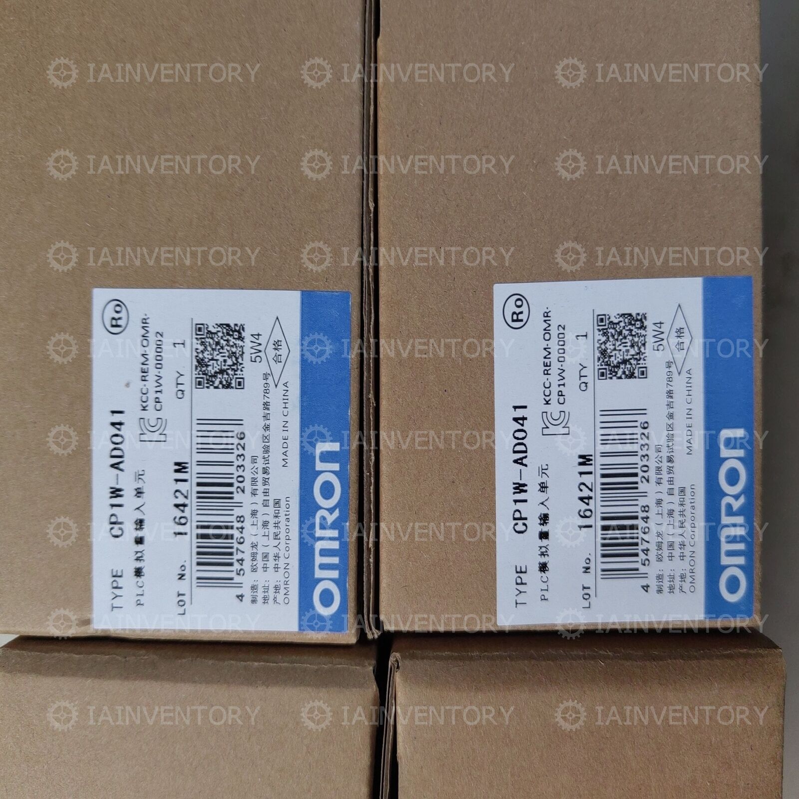 OMRON CP1W-AD041 Input Module New In Box - OMRON