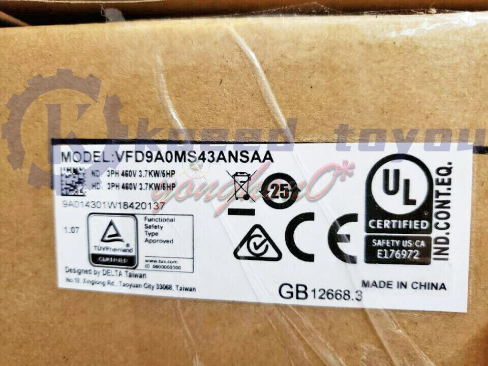 1Pcs Delta VFD9A0MS43ANSAA Inverter