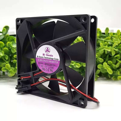Bi-Sonic BP922512H 9225 DC12V 0.32A 92*92*25MM 2-Pin Silent Cooling Fan