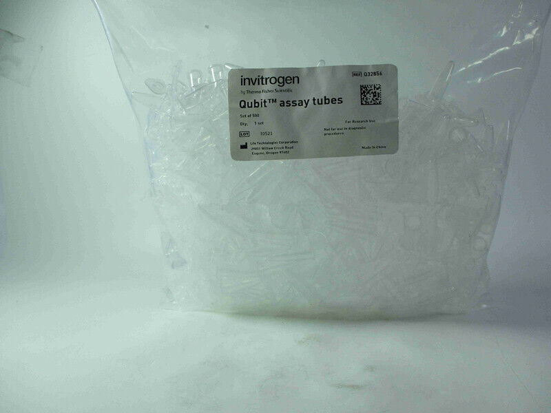 500PCS Q32856 Qubit Assay Tubes - Durable Polypropylene Pack - QUBIT ASSAY