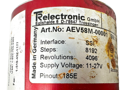used TR Electronic AEV58M-00001 - TR