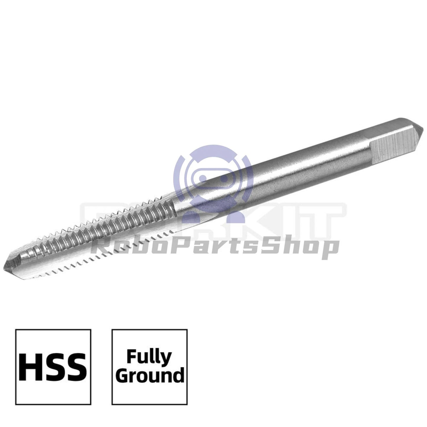 No 12-32 UNEF Thread Tap Right Hand, HSS 12 x 32 UNEF Straight Fluted Tap