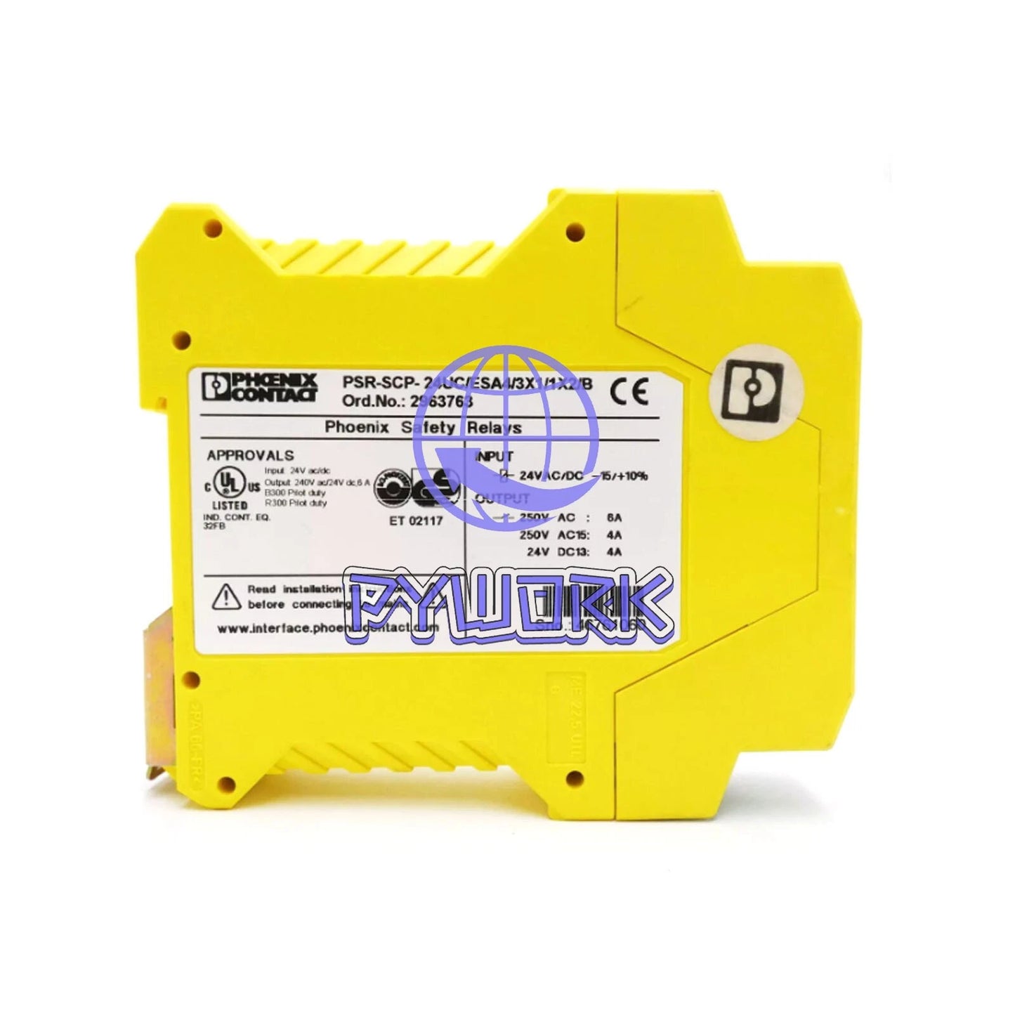 PHOENIX CONTACT PSR-S-SCP-24UC/ESA4/3X1/1X2/B 2963763 Safety Relay