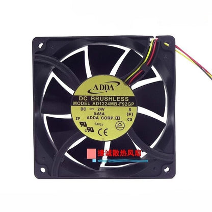 ADDA AD1224MB-F92GP 12CM 24V 0.68A 12038 3-wire Inverter Fan