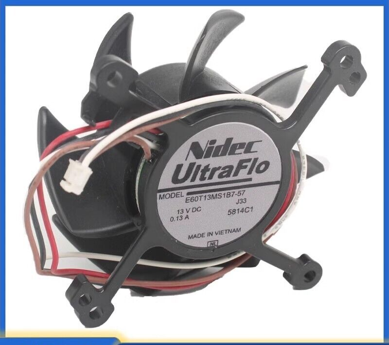 new NIDEC E60T13MS1B7-57 DC13V 0.13A 4-Wire Projector Cooling Fan for EB-C215S/C240X - NIDEC
