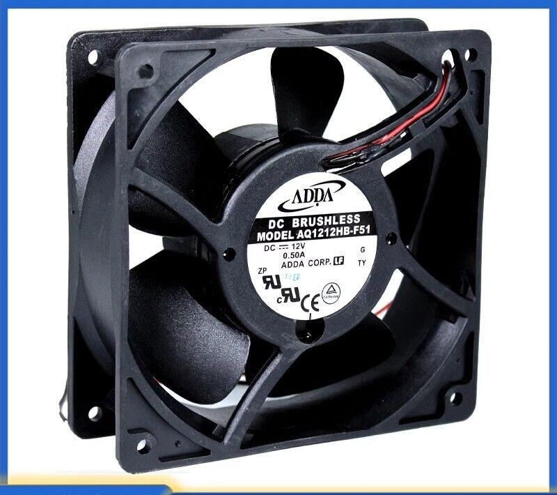 ADDA AQ1212HB-F51 12V 0.50A 12038 12cm Cooling Fan