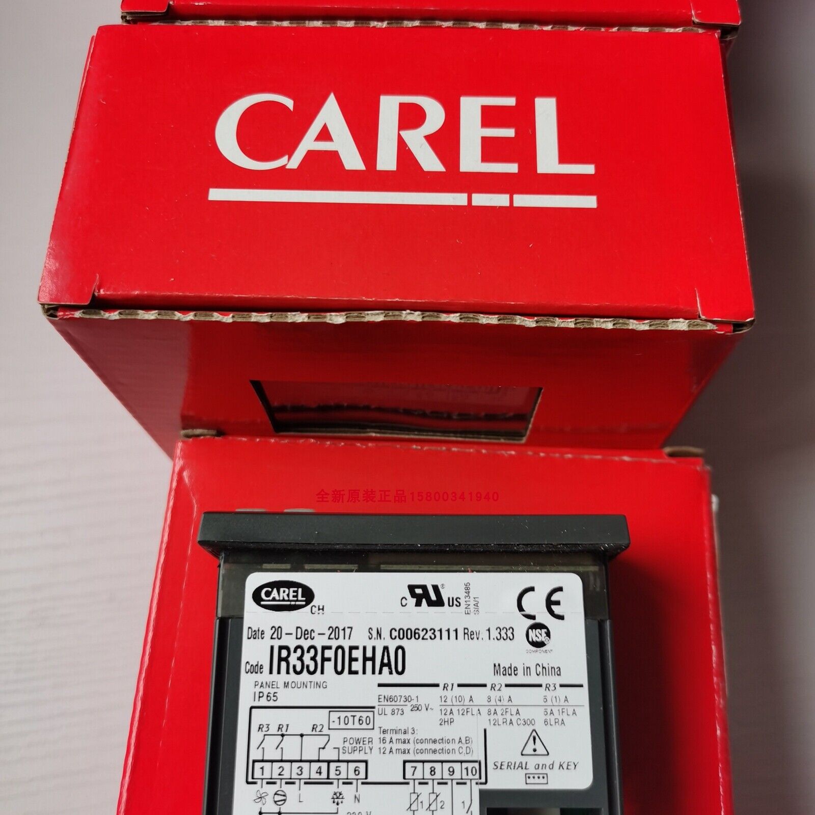 CAREL IR33F0EHA0 Temperature Controller CAREL