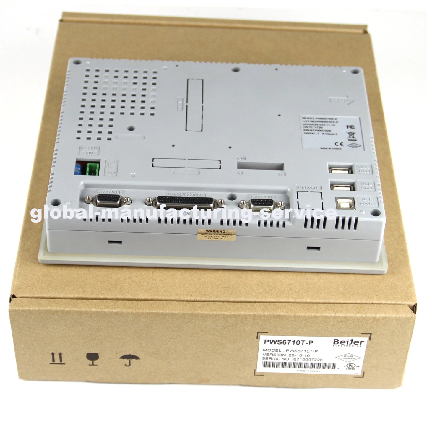 HITECH PWS6710T-P Touch Screen CNC 7.5 Inch HMI Touch Panel#I