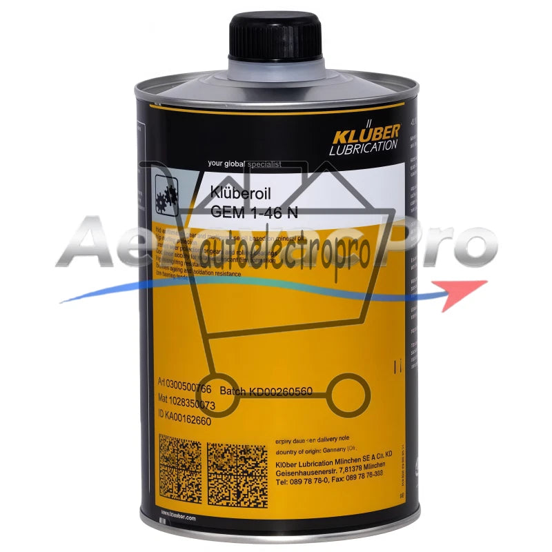 1Pcs KLUBER Lubrication ISOFLEX TOPAS GEM 1-46 N 1L (13 oz) SAFE RELIABLE