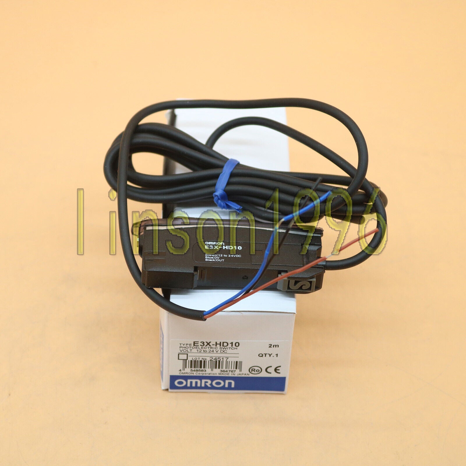 Omron Optical Fiber Proximity Sensor E3X-HD10 Fast Ship - OMRON