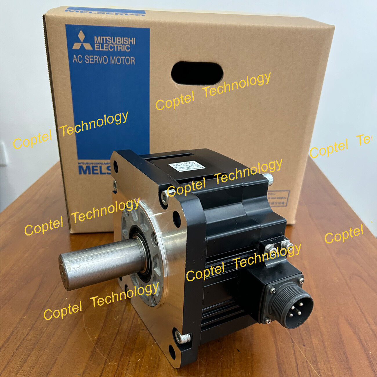 New Mitsubishi HF204S 3AC Servo Motor: 132V, 10A, 2KW, 300 RPM - MITSUBISHI