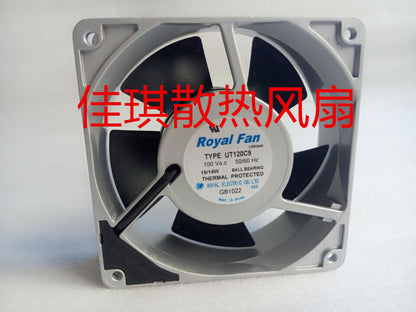 1pcs   ROYOFAN UT120C9 12038 100V 15 / 14W high air volume cooling fan