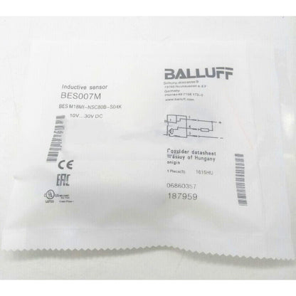 1PC BALLUFF Proximity Sensor BES M18MI-NSC80B-S04K - BALLUFF