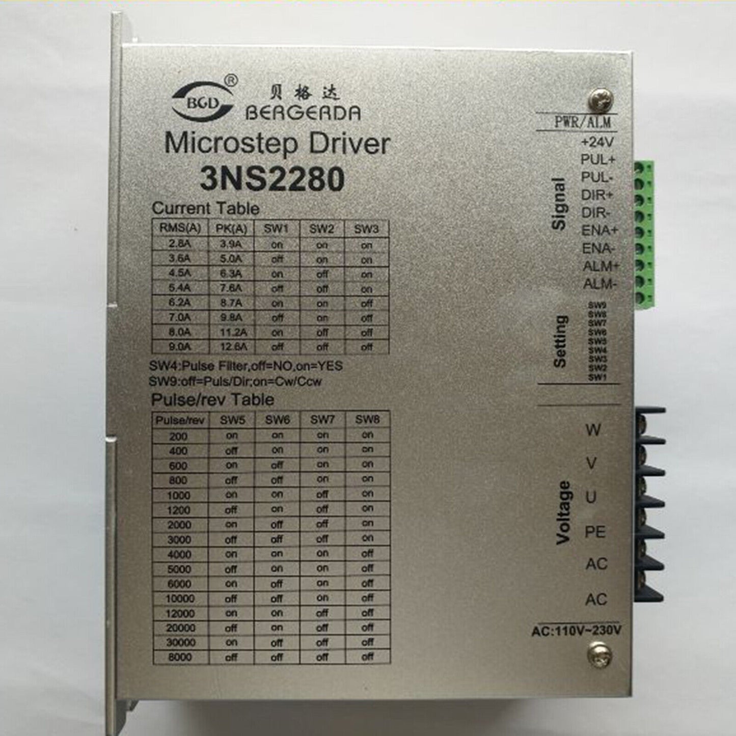 new 1PC  3NS2280 stepper driver adapts to 110 130 stepper motor#QW