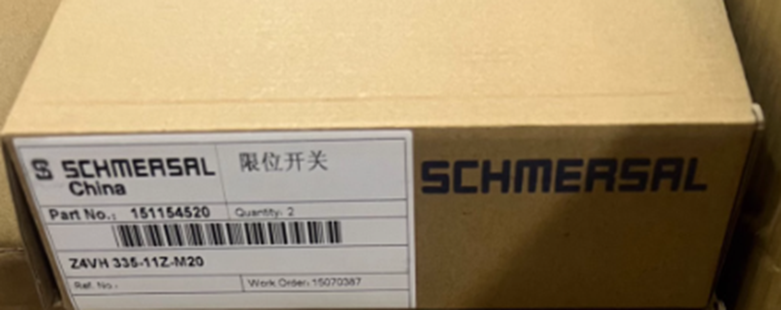 new  SCHMERSAL Z4VH335-11Z-M20 Limit Switch