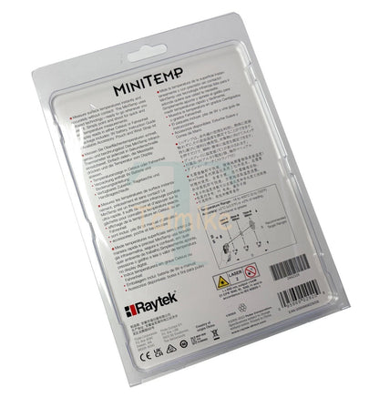 Raytek MiniTemp MT4 Laser Non-Contact Infrared Thermometer - Gray