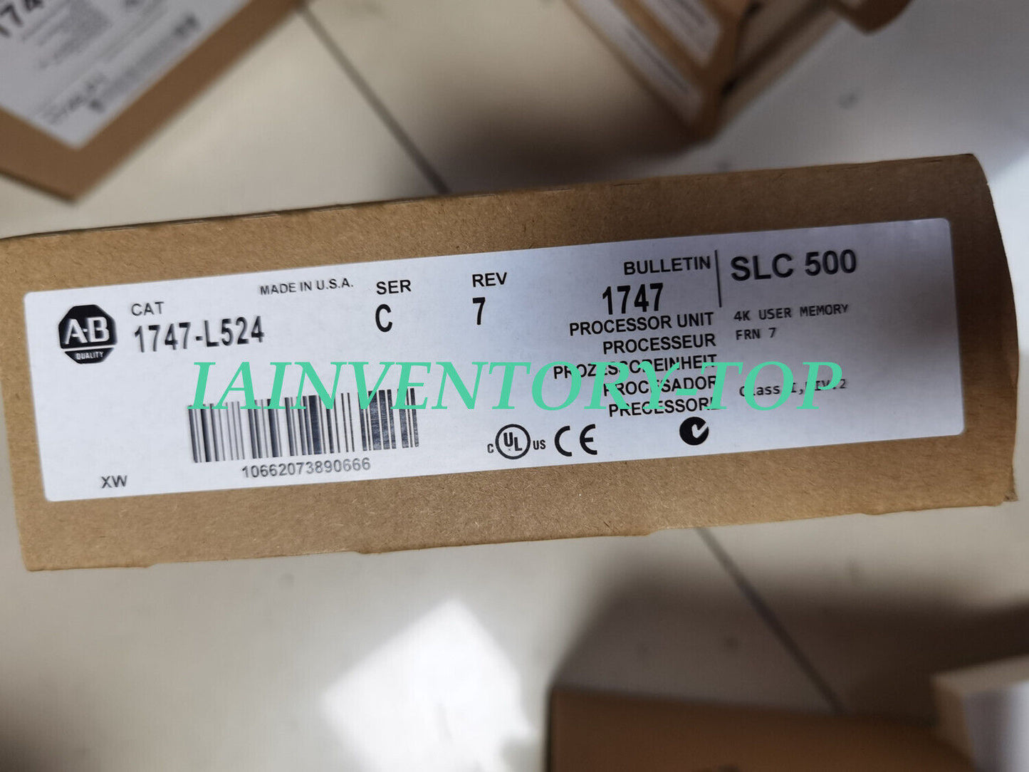 Allen-Bradley 1747-L524 SLC 500 CPU PROCESSOR MODULE - ALLEN-BRADLEY