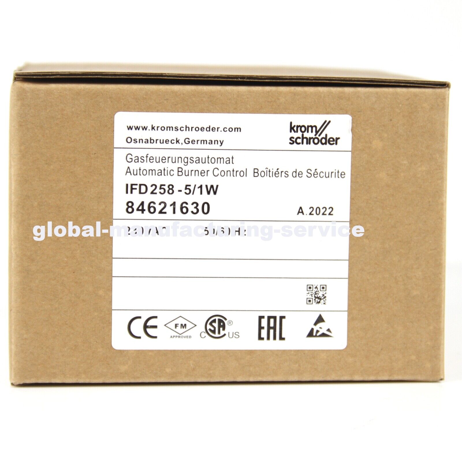 new KROM SCHRODER BURNER CONTROLLER IFD258-5/1W 84621630 - KOEED