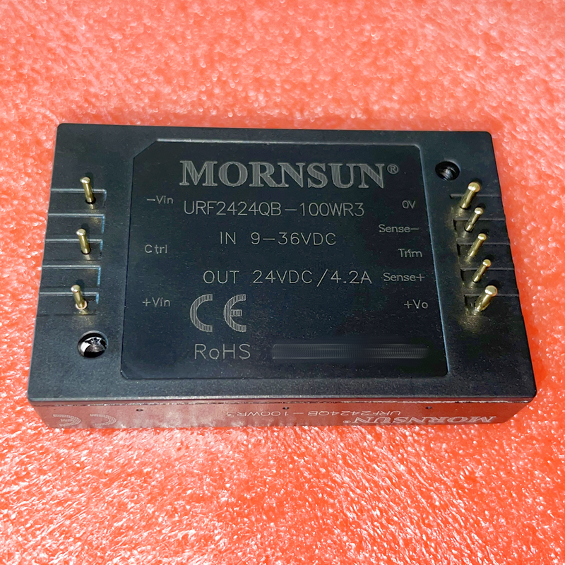 new 1pcs MORNSUN URF2424QB-100WR3 DC-DC Power Module 24V to 24V 100W 4.2A