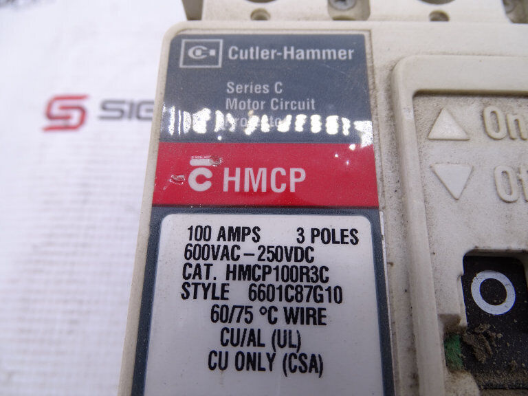Eaton HMCP100R3C Circuit Breaker 120V 100A 1000A Break Capacity Eaton HMCP100R3C - EATON