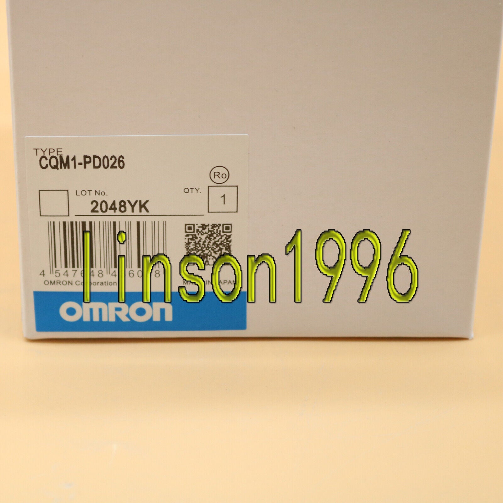new  in box Omron ONE PLC Power Supply CQM1-PD026 CQM1PD026
