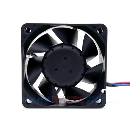 YRC YRD6025S12H 6025 DC12V 0.45A 6CM 2-wire inverter silent cooling fan