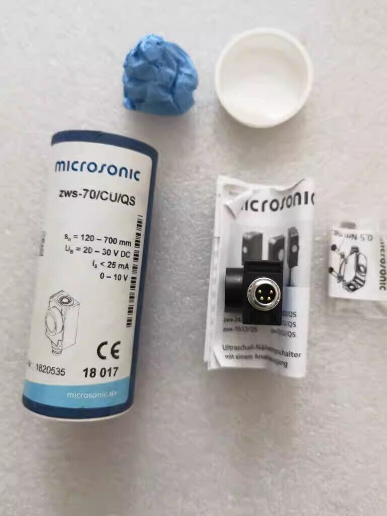 new 1pcs microsonic Ultrasonic Sensor ZWS-70/CU/QS - MICROSONIC