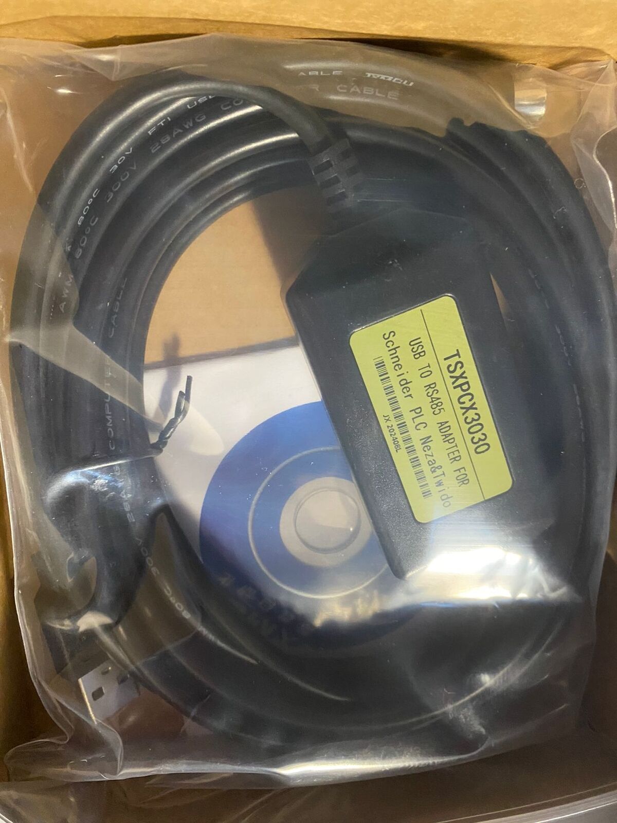 new TSXPCX3030 TSX PCX3030 MODICON COMMUNICATION USB PROGRAMMING CABLE - KOEED