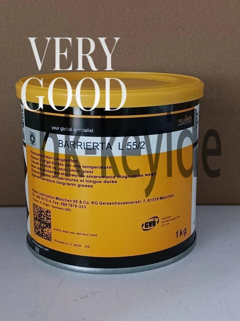1PCS KLUBER Lubrication Barrierta L 55/2 Grease 1Kg (2.2 lb)