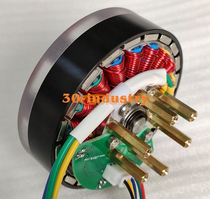 100W 3-Phase Brushless DC Motor & Generator - 24V Flat Disc - TECHPROELECTRONICS