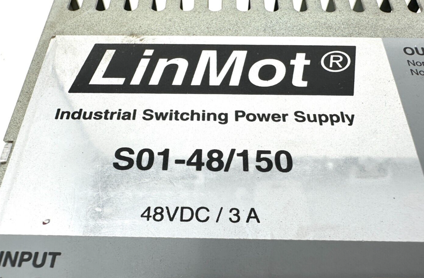 used LinMot S01-48/150 Power Supply - LINMOT