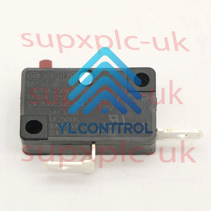 1PCS JIABEN DA7-6/1 DA7-6/10 Micro Switch Normally Open 2 Pins no Press Lever