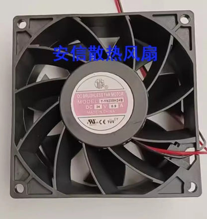 1PCS Y-Y9238H24B DC24V 0.9A 2-Wire Inverter Cooling Fan