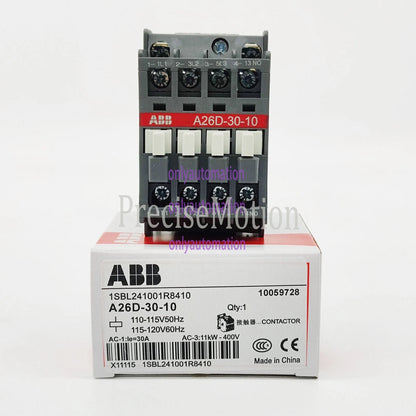 ABB AC contactor A26D-30-10 110V Fast delivery 1PCS